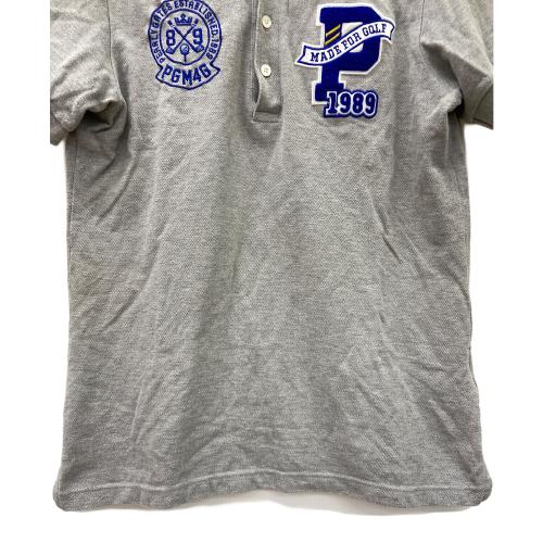 PEARLY GATES (パーリーゲイツ) ポロシャツ ゴルフウェア(トップス) 053-8260801 メンズ SIZE M グレー