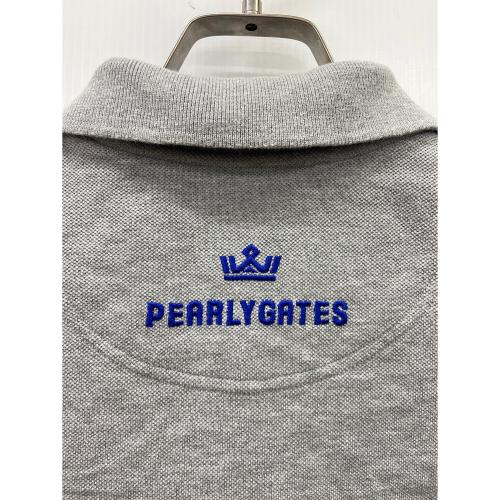 PEARLY GATES (パーリーゲイツ) ポロシャツ ゴルフウェア(トップス) 053-8260801 メンズ SIZE M グレー