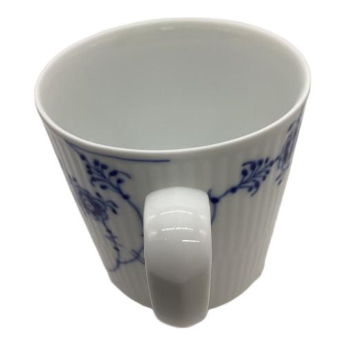 ROYAL COPENHAGEN (ロイヤル・コペンハーゲン) マグカップ ホワイト×ブルー ブルーフルーテッド・プレイン
