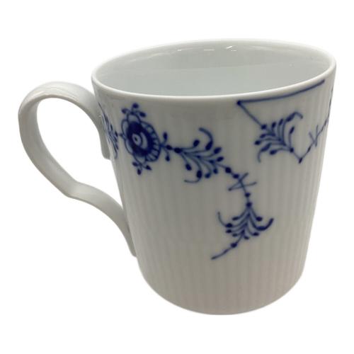 ROYAL COPENHAGEN (ロイヤル・コペンハーゲン) マグカップ ホワイト×ブルー ブルーフルーテッド・プレイン