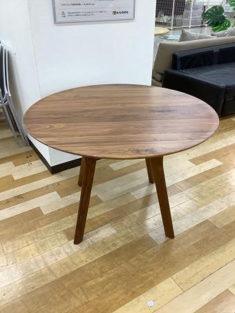 HIRASHIMA (ヒラシマ) ダイニングテーブル ＠ 46 ブラウン AGILE Circle Dining Table
