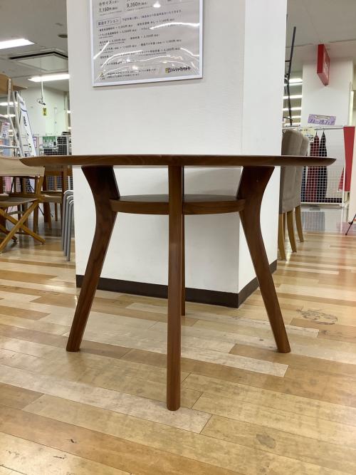 HIRASHIMA (ヒラシマ) ダイニングテーブル ＠ 46 ブラウン AGILE Circle Dining Table