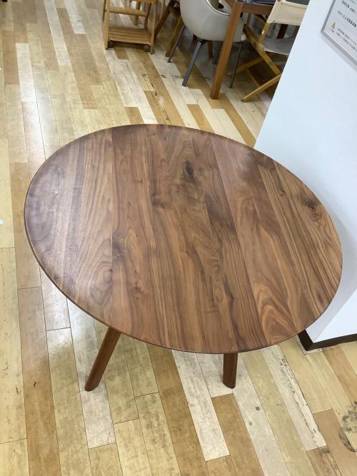 HIRASHIMA (ヒラシマ) ダイニングテーブル ＠ 46 ブラウン AGILE Circle Dining Table