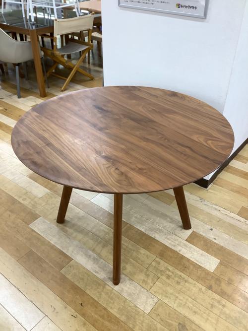HIRASHIMA (ヒラシマ) ダイニングテーブル ＠ 46 ブラウン AGILE Circle Dining Table