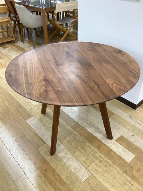HIRASHIMA (ヒラシマ) ダイニングテーブル ＠ 46 ブラウン AGILE Circle Dining Table