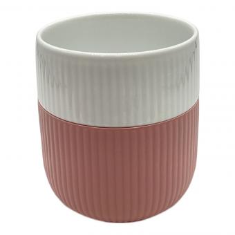 ROYAL COPENHAGEN (ロイヤル・コペンハーゲン) コントラストマグ ホワイト×ピンク フルーテッド・コントラスト
