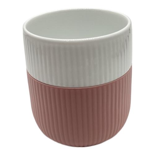 ROYAL COPENHAGEN (ロイヤル・コペンハーゲン) コントラストマグ ホワイト×ピンク フルーテッド・コントラスト