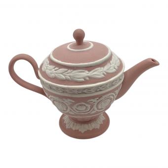 Wedgwood (ウェッジウッド) オーナメント ジャスパー ポット ピンク ホワイト