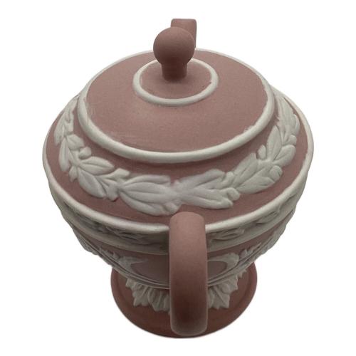Wedgwood (ウェッジウッド) オーナメント ジャスパー ポット ピンク ホワイト