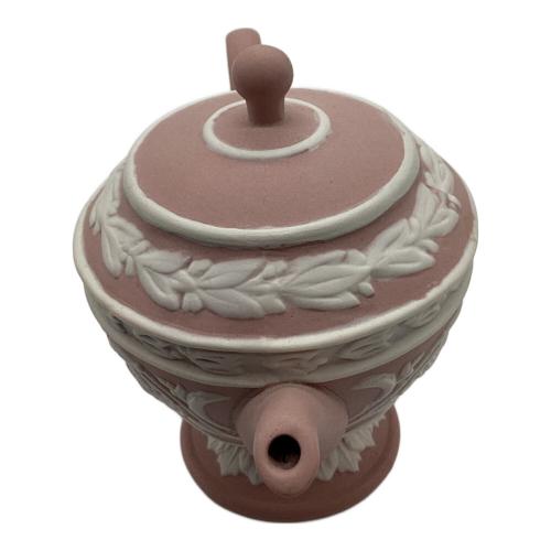 Wedgwood (ウェッジウッド) オーナメント ジャスパー ポット ピンク ホワイト