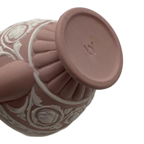 Wedgwood (ウェッジウッド) オーナメント ジャスパー ポット ピンク ホワイト