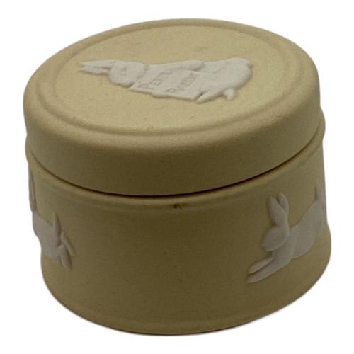 Wedgwood (ウェッジウッド) トリンケットボックス ピーターラビット ジャスパー ベージュ イングランド製