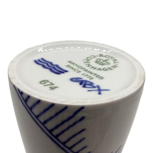ROYAL COPENHAGEN (ロイヤル・コペンハーゲン) フラワーベース ブルーフルテッド メガオープンベース 15㎝