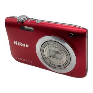 Nikon (ニコン) コンパクトデジタルカメラ COOLPIX A100 レッド