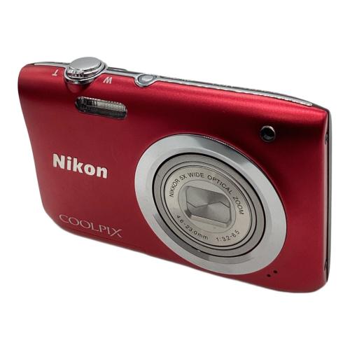 Nikon (ニコン) コンパクトデジタルカメラ COOLPIX A100 レッド
