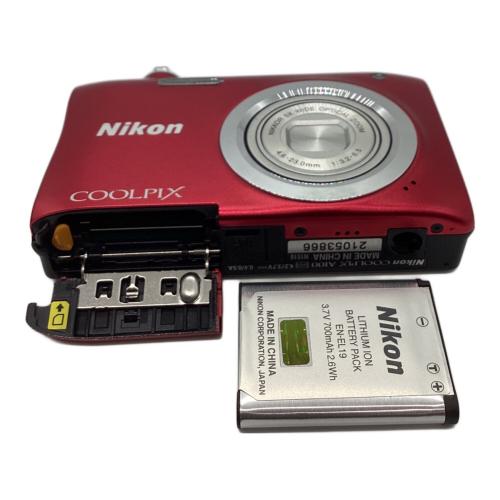 Nikon (ニコン) コンパクトデジタルカメラ COOLPIX A100 レッド