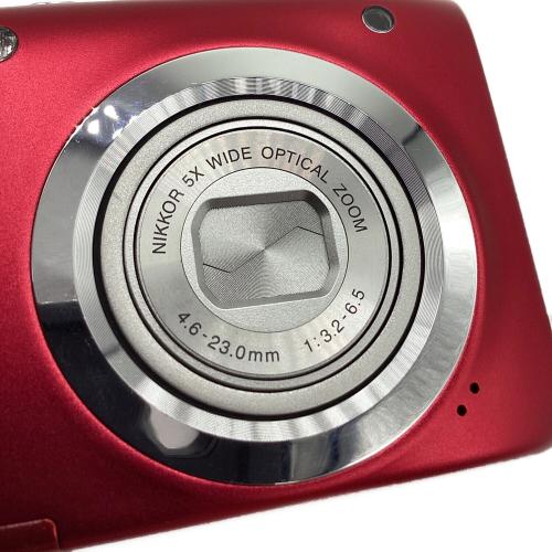 Nikon (ニコン) コンパクトデジタルカメラ COOLPIX A100 レッド