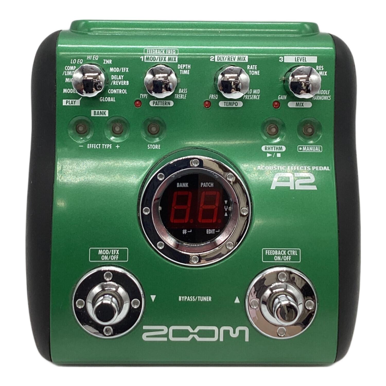 ZOOM (ズーム) アコースティックエフェクツペダル A2｜トレファクONLINE