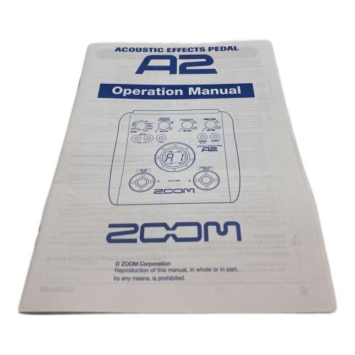 ZOOM (ズーム) アコースティックエフェクツペダル A2｜トレファクONLINE