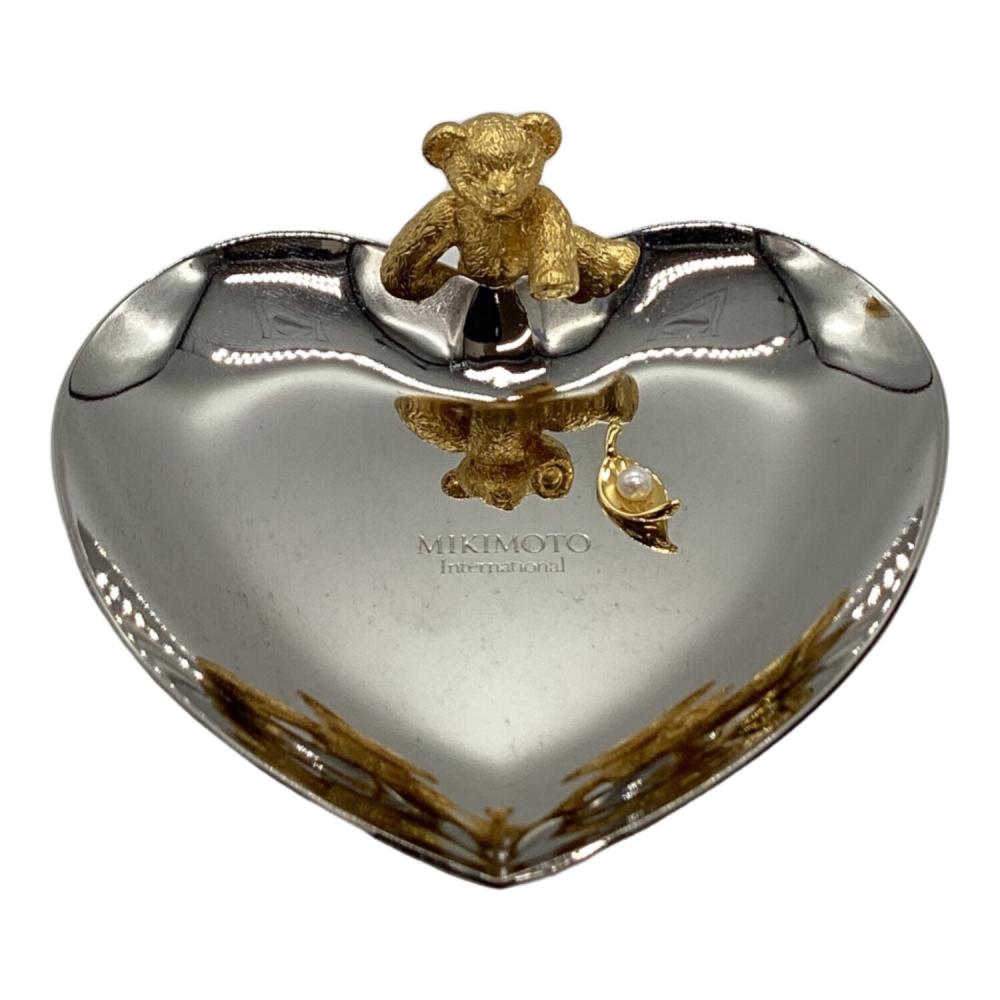 MIKIMOTO (ミキモト) アクセサリートレー シルバー×ゴールド