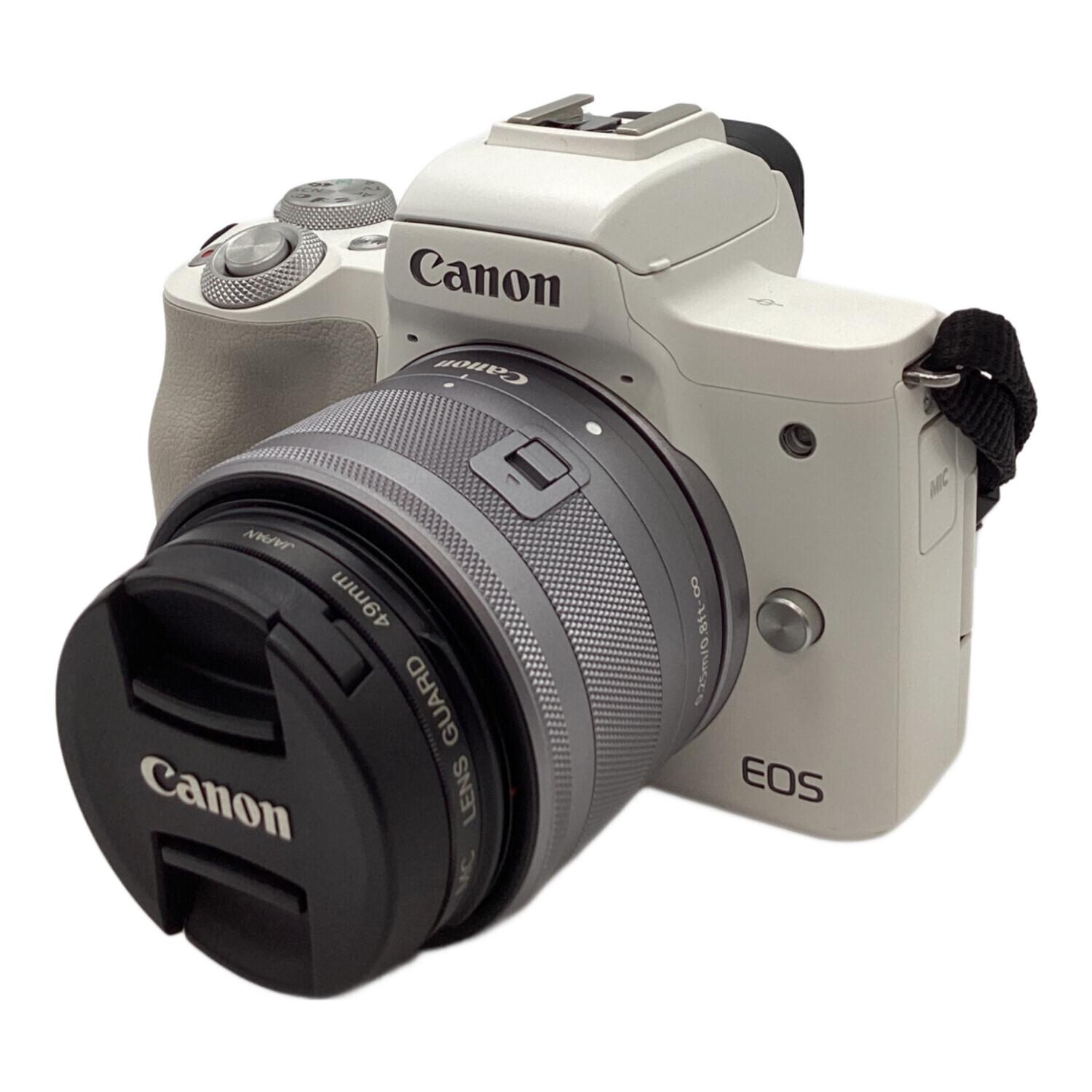 CANON (キヤノン) ミラーレス一眼カメラ EOS Kiss M2 ダブルズーム