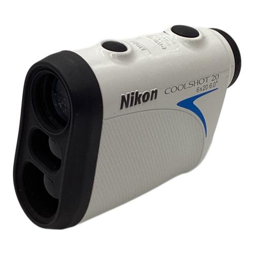 Nikon (ニコン) ゴルフ距離測定器 COOLSHOT20 ホワイト