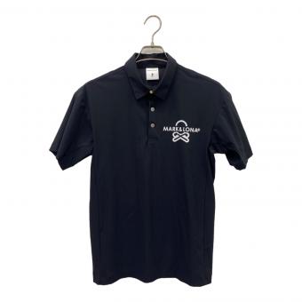 MARK&LONA (マークアンドロナ) ポロシャツ ゴルフウェア(トップス) MLM-5A-AP01 メンズ SIZE L (44) ブラック