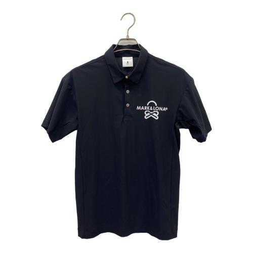 MARK&LONA (マークアンドロナ) ポロシャツ ゴルフウェア(トップス) MLM-5A-AP01 メンズ SIZE L (44) ブラック