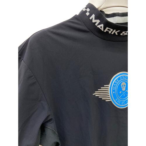 MARK&LONA (マークアンドロナ) モックネック ゴルフウェア(トップス) MLM-5A-AA11 メンズ SIZE L (44) ブラック