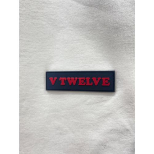 V12 (ヴィトゥエルブ) ゴルフパンツ V122120-PN01 LIB LOGO PANTS メンズ SIZE Free ホワイト×ブラック