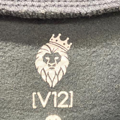V12 (ヴィトゥエルブ) ゴルフウェア(トップス) V122120-CT07 STD MOCK メンズ SIZE M ブラック×ホワイト