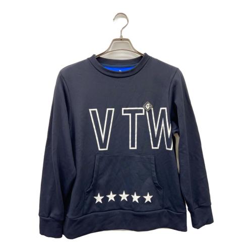 V12 (ヴィトゥエルブ) ゴルフウェア(トップス) V122121-SW14 KPOCKET CREW メンズ SIZE M ブラック×ホワイト