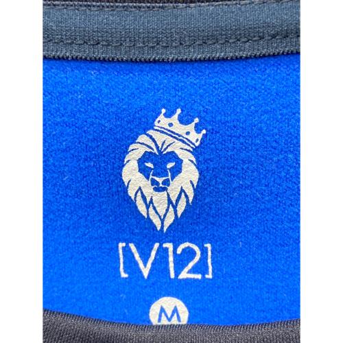 V12 (ヴィトゥエルブ) ゴルフウェア(トップス) V122121-SW14 KPOCKET CREW メンズ SIZE M ブラック×ホワイト