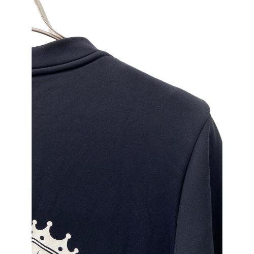 V12 (ヴィトゥエルブ) ゴルフウェア(トップス) V122121-SW14 KPOCKET CREW メンズ SIZE M ブラック×ホワイト