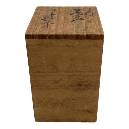 茶入 京都洛東 ブラウン ▲ 肩衝茶入