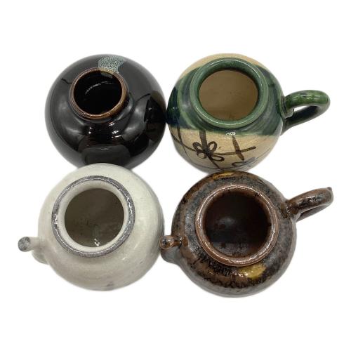 四滴茶入 ▲ 瀬戸色替り四滴茶入