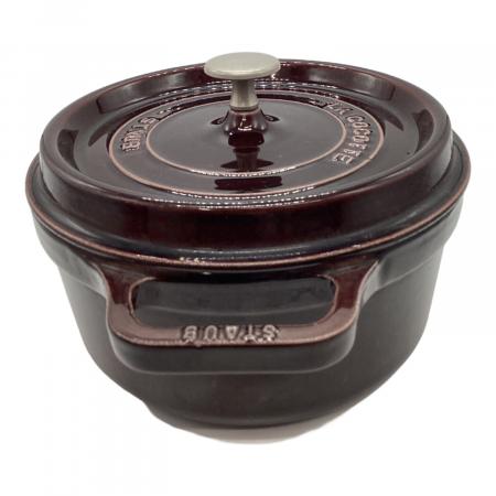 Staub (ストウブ) 両手鍋 22㎝ ワインレッド LA COCOTTE 22