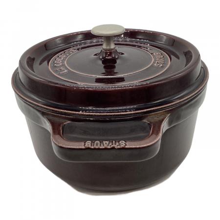 STAUB La Cocotte 22cm 両手鍋 レッド Staub (ストウブ) 両手鍋 22㎝ ワインレッド LA COCOTTE 22
