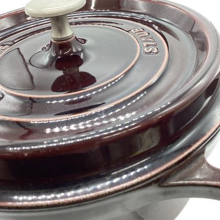STAUB La Cocotte 22cm 両手鍋 Staub (ストウブ) 両手鍋 22㎝ ワインレッド LA COCOTTE 22