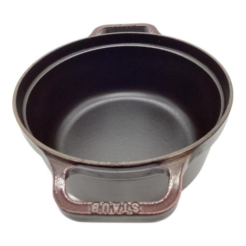 Staub (ストウブ) 両手鍋 22㎝ ワインレッド LA COCOTTE 22