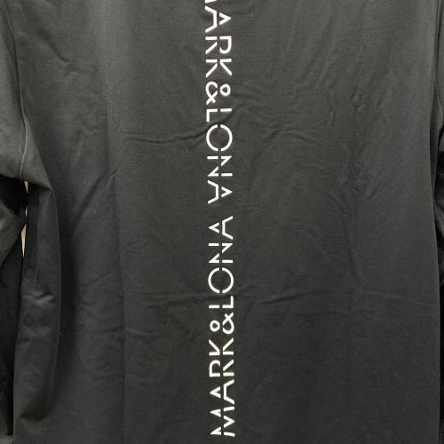 MARK&LONA (マークアンドロナ) モックネック ゴルフウェア(トップス) MLM-40-AU01 メンズ SIZE 46 ブラック×ホワイト