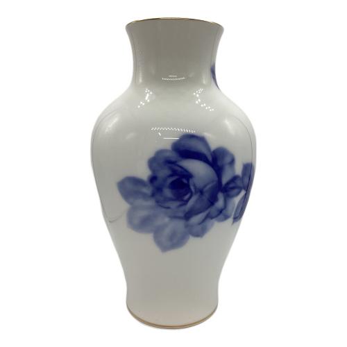 大倉陶園 (オオクラトウエン) 花瓶 ブルーローズ 35cm