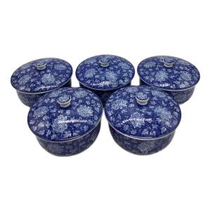 橘吉 (タチキチ) お茶呑茶碗 ▲ 染牡丹蓋付