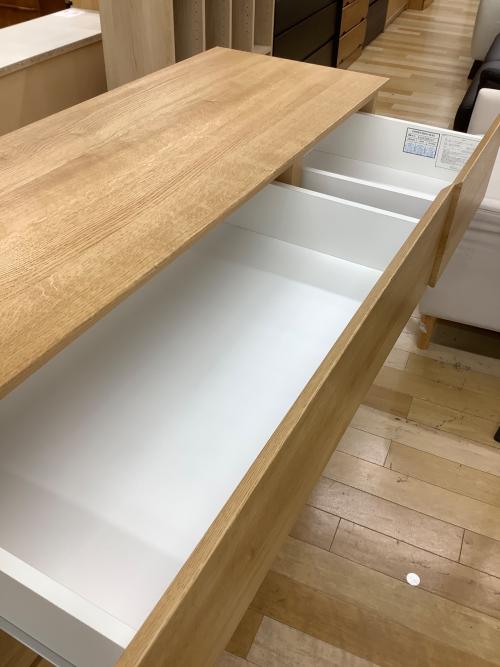 ニトリ ローチェスト 259 幅:約120㎝ ナチュラル クエス