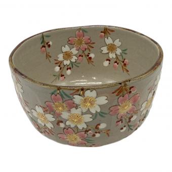 南口閑粋 (ミナミグチカンスイ) 茶碗 ▲ 花柄 乾山枝垂桜紋