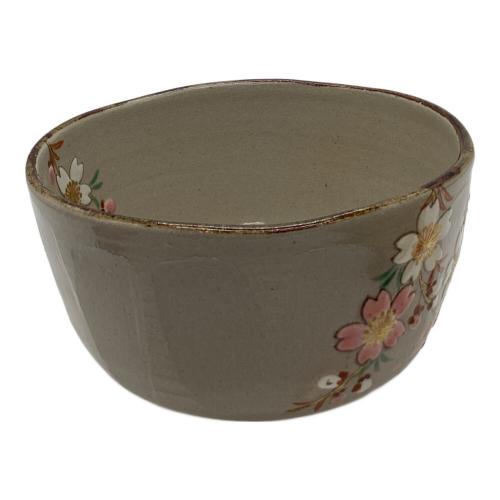南口閑粋 (ミナミグチカンスイ) 茶碗 ▲ 花柄 乾山枝垂桜紋