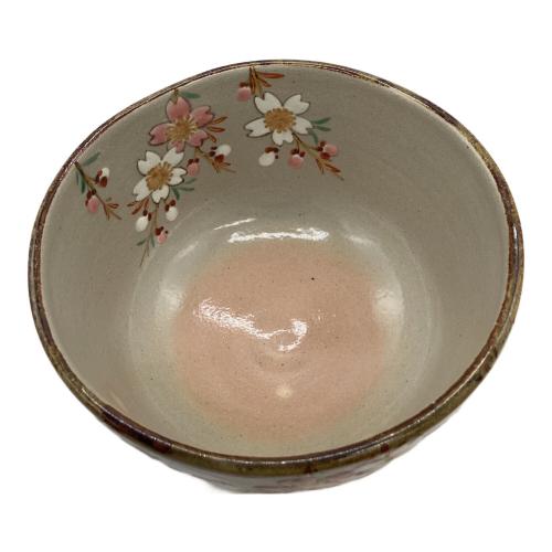 南口閑粋 (ミナミグチカンスイ) 茶碗 ▲ 花柄 乾山枝垂桜紋