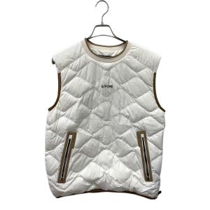 G/FORE (ジーフォア) ベスト ゴルフウェア(トップス) GMVAW23401 メンズ SIZE M ホワイト×ブラウン