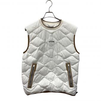 G/FORE (ジーフォア) ベスト ゴルフウェア(トップス) GMVAW23401 メンズ SIZE M ホワイト×ブラウン