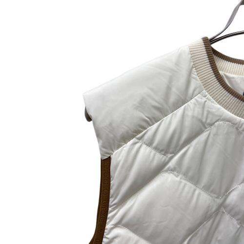 G/FORE (ジーフォア) ベスト ゴルフウェア(トップス) GMVAW23401 メンズ SIZE M ホワイト×ブラウン